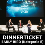Early Bird Dinnertickets - sailfish Night of the Year 2026